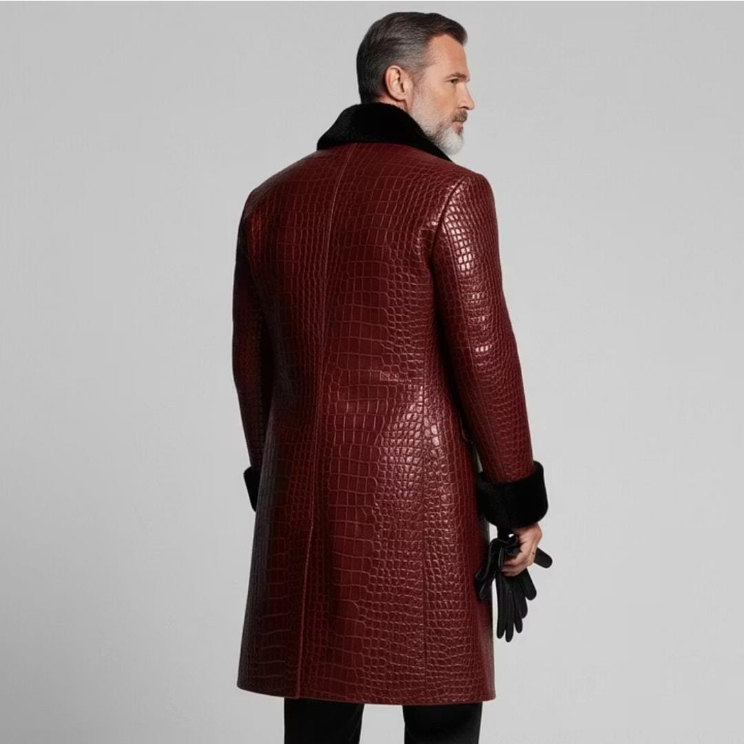The Scarlet Crimson Trench Coat