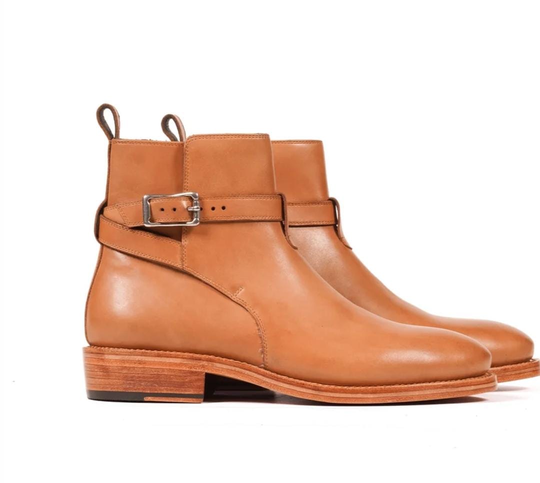 Tan Jodhpur Boots