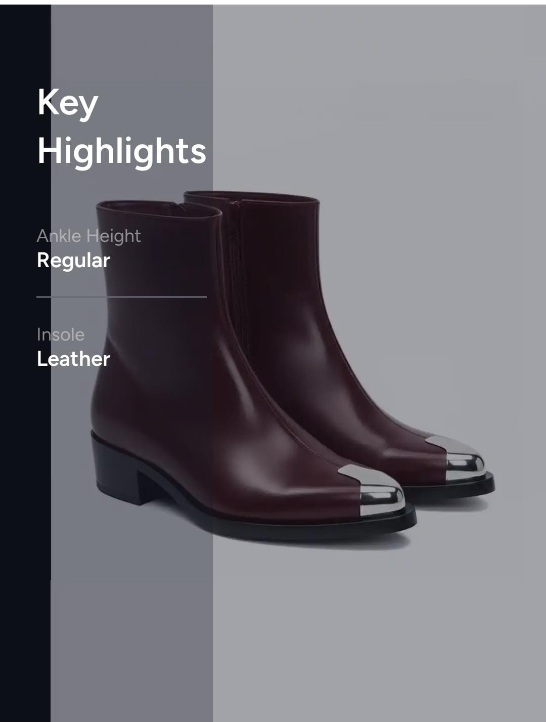 Burgundy Chelsea Boots