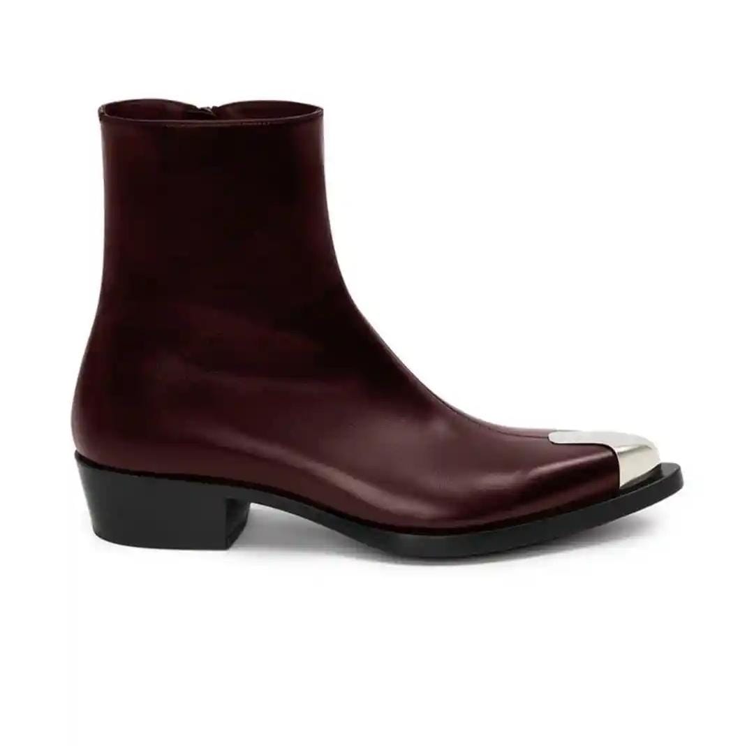 Burgundy Chelsea Boots