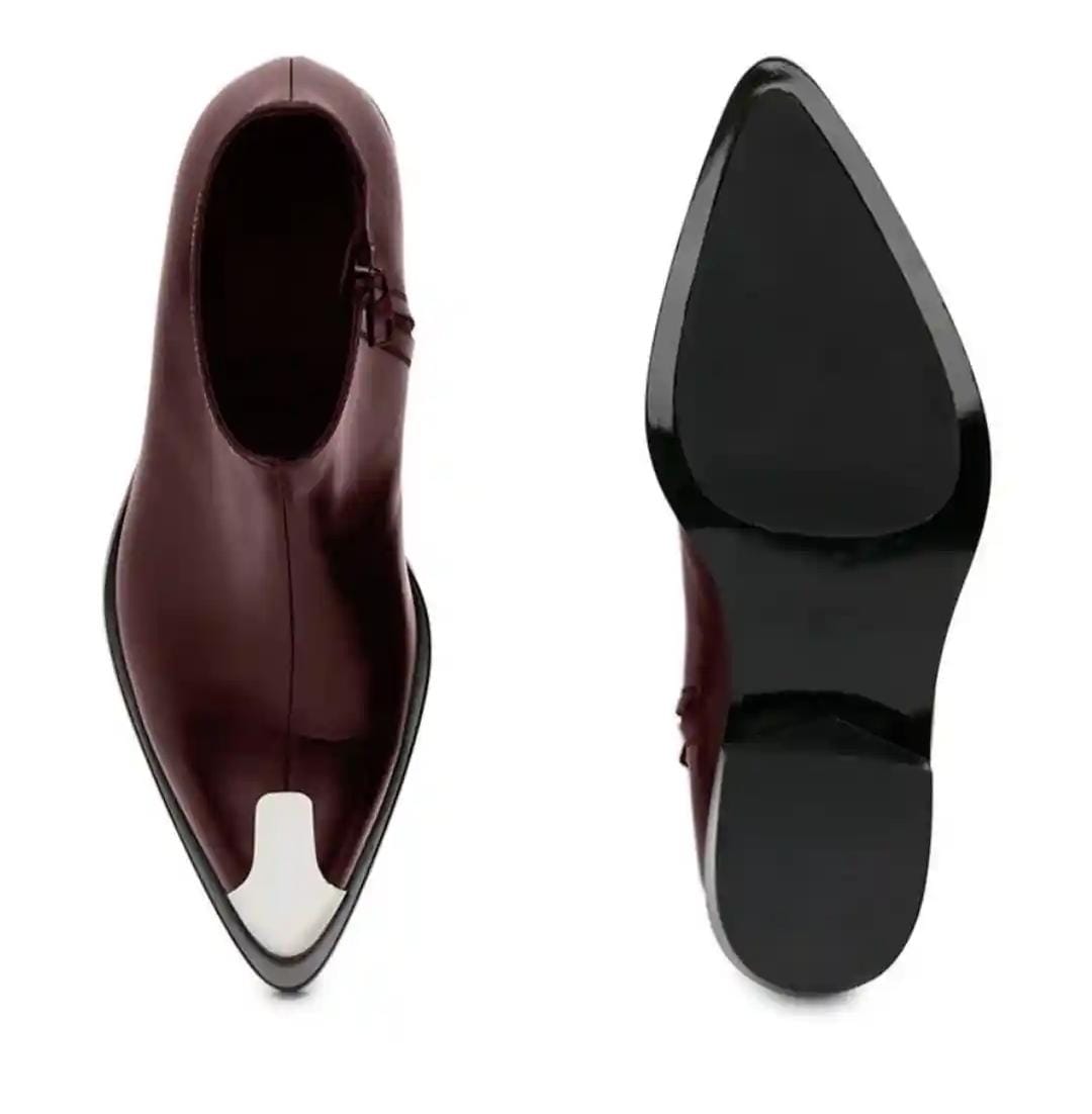 Burgundy Chelsea Boots