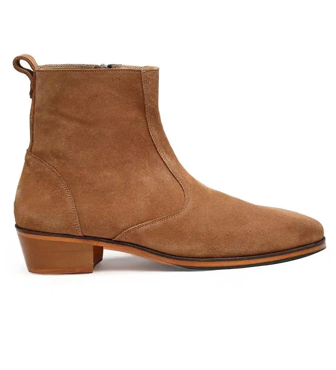 Tan Suede Ankle Boots