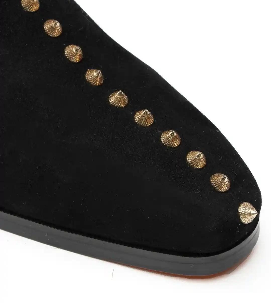 Black Studded Ankle Boots
