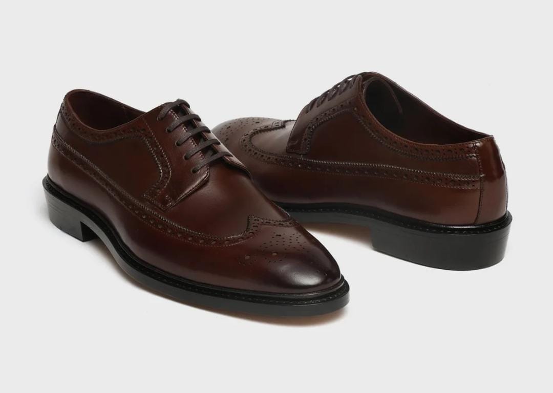 Cocoa Brown Derby Shoes