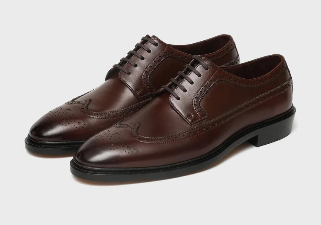 Cocoa Brown Derby Shoes