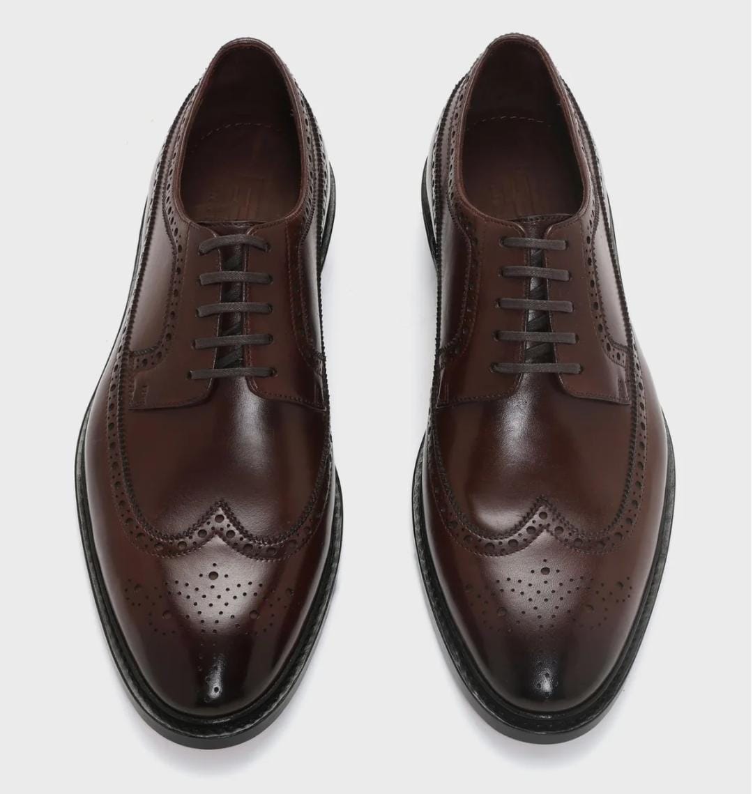 Cocoa Brown Derby Shoes