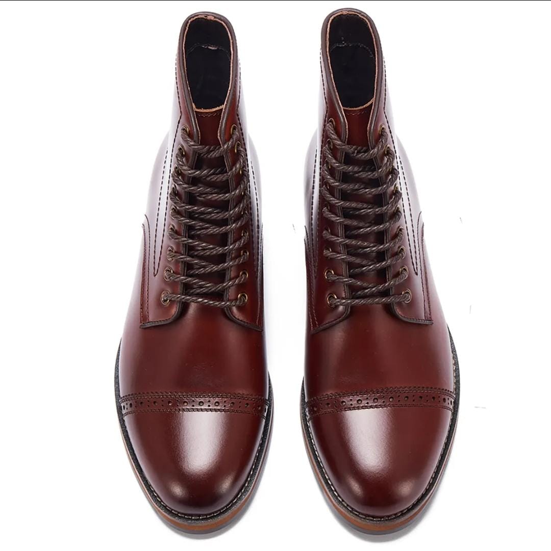Cresthall Red Sovereign Laceup Boots