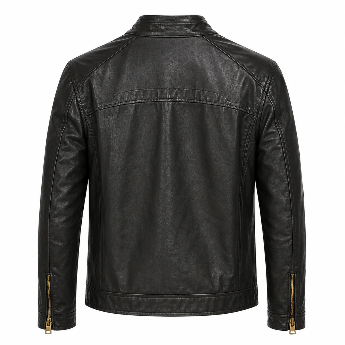 The Brass-Zip Café Racer Jacket